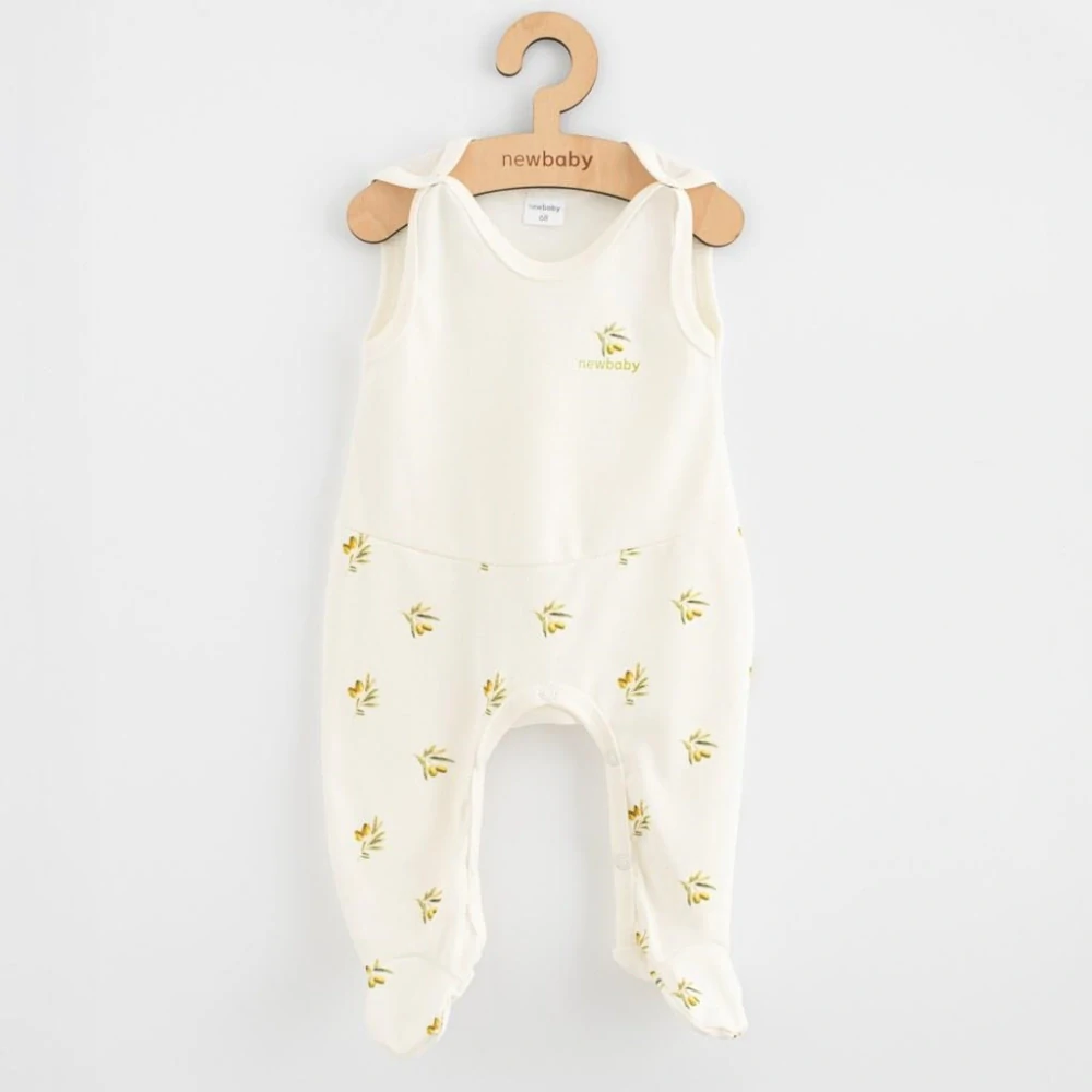 Kojenecké dupačky z organické bavlny New Baby Olivy, vel. 74 (6-9m)