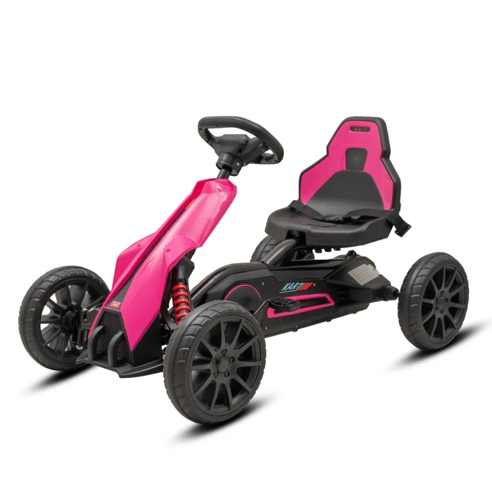 Dětská šlapací motokára Go-kart Baby Mix Speedster růžová