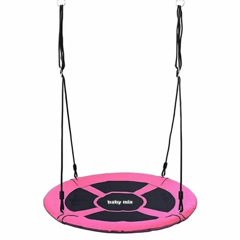 Houpací kruh čapí hnízdo 100 cm Baby Mix růžový
