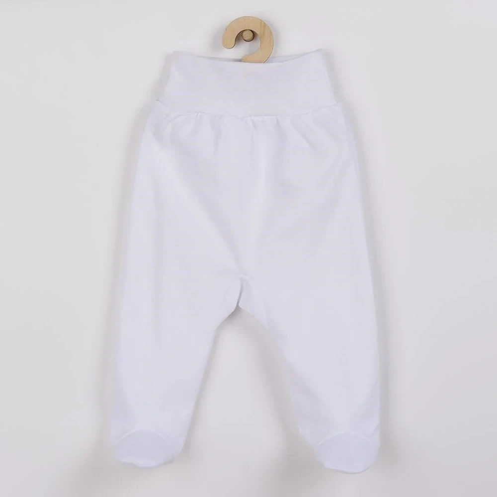 Kojenecké polodupačky New Baby Classic II bílé, vel. 56 (0-3m)