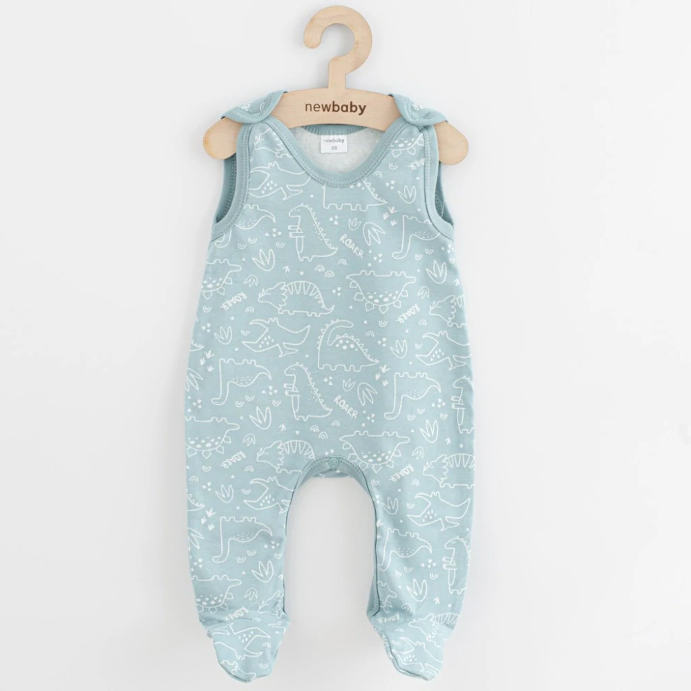 Kojenecké dupačky New Baby Classic II dino mátové velikost 50
