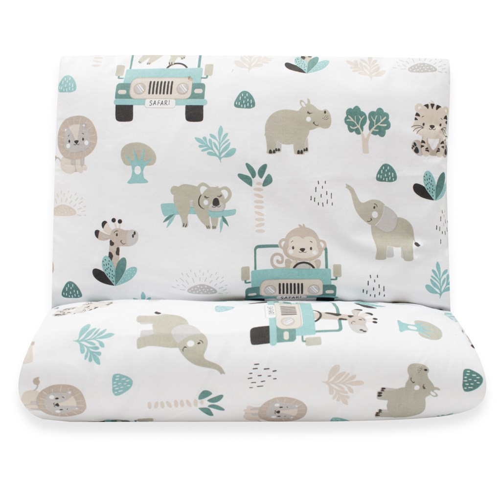 2-dílné ložní povlečení New Baby Safari II 90/120 cm mint