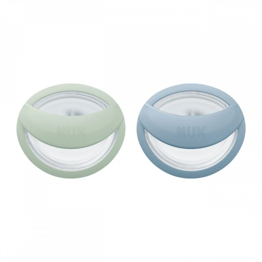 Dudlík NUK Perfect Match 0-6m 2 ks green/blue velikost 0-6 m