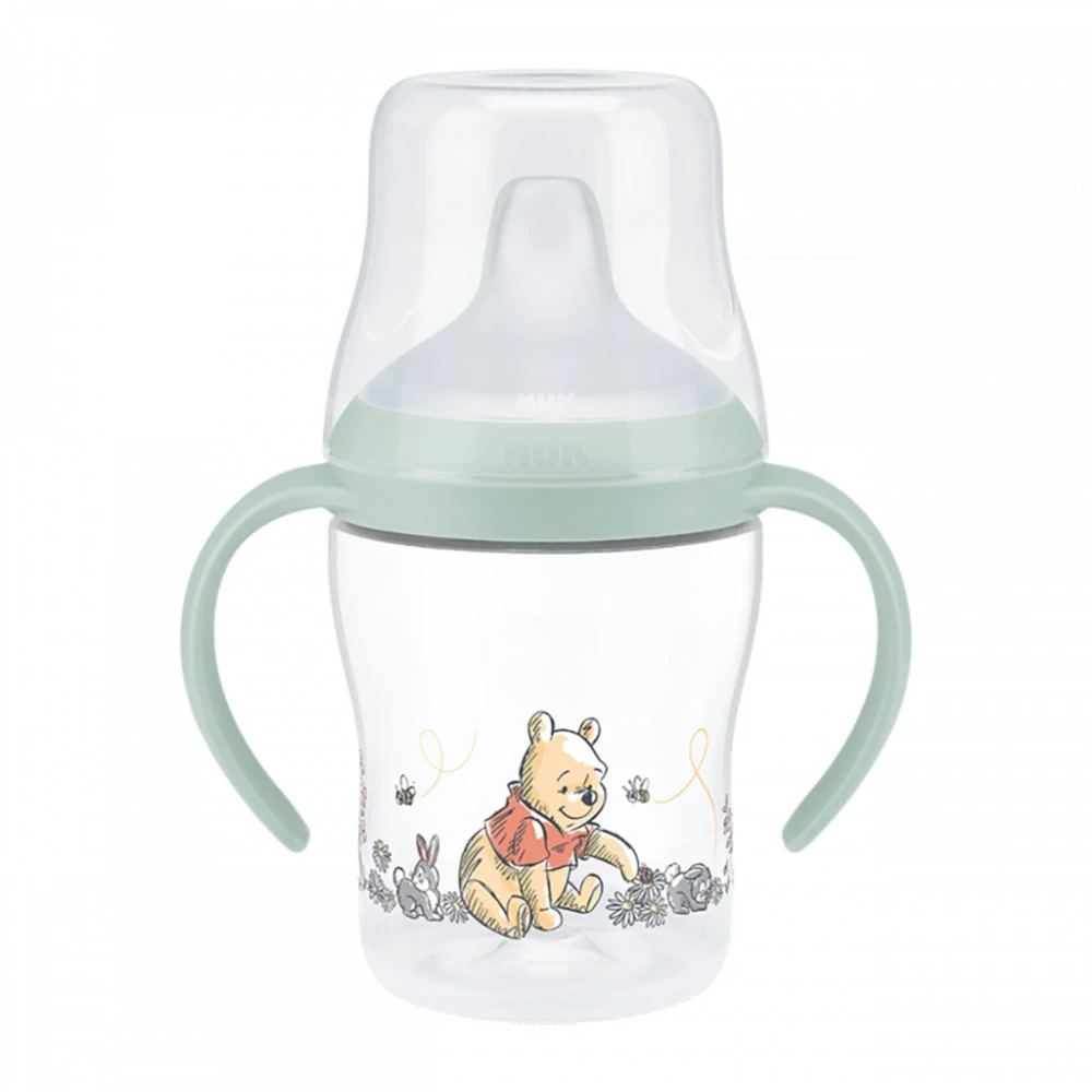 Kojenecká láhev NUK Perfect Match na učení DISNEY Medvídek Pú Winnie 150 ml