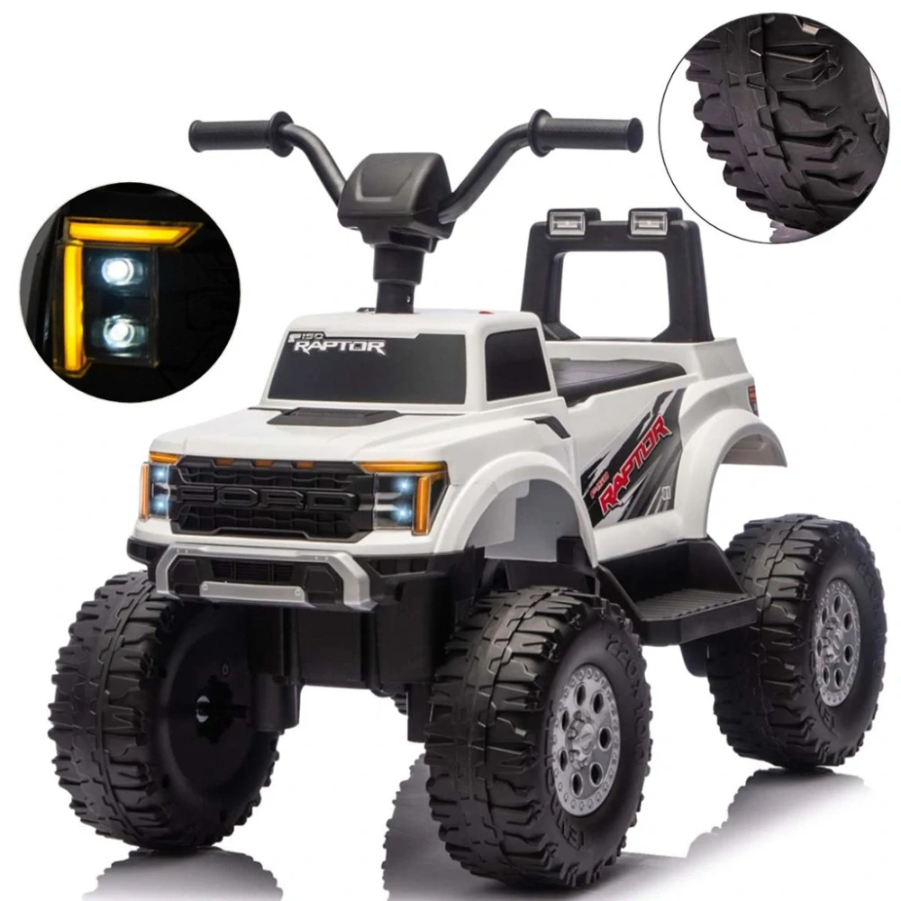 Elektrická čtyřkolka Milly Mally Ford F-150 Raptor white