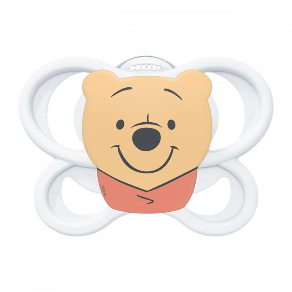 Dudlík NUK Perfect Match Air Disney Medvídek Pú 0-6 měsíců white velikost 0-6 m