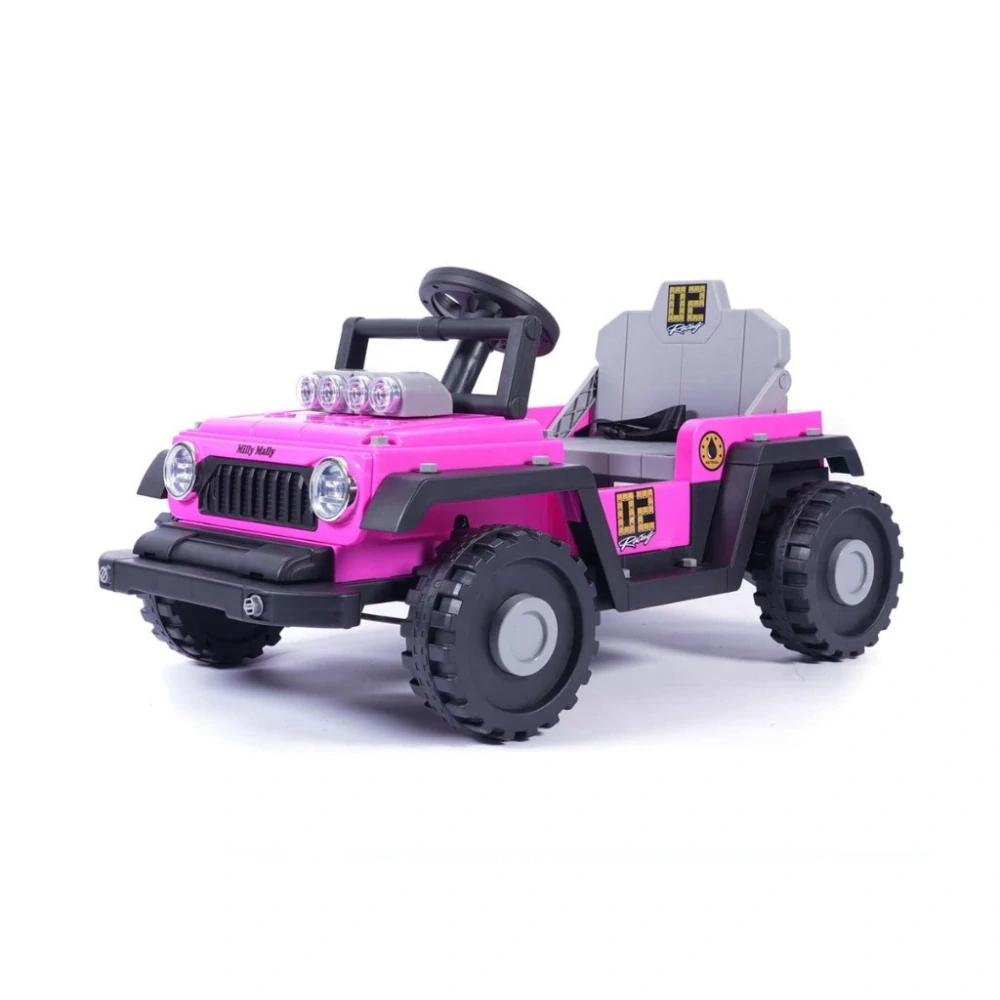 Elektrické autíčko Milly Mally Prime 2w1 pink