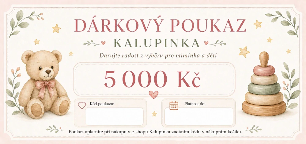 Dárkový poukaz v hodnotě 5000 Kč