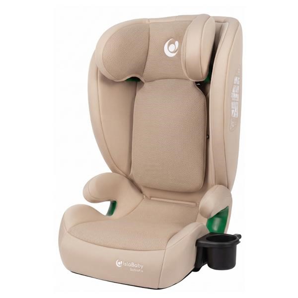 IslaBaby SafiroFix i-Size – autosedačka 100–150 cm, 15–36 kg s ISOFIX | Mesh Beige 2026