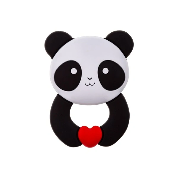 Dětské silikonové kousátko Akuku Panda