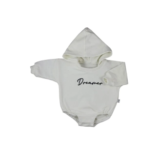 Kojenecké teplákové body baggy s kapucí Koala Dreamer béžová velikost 86 (12-18m)