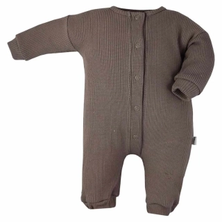 Kojenecký overal Koala Pure brown velikost 62 (3-6m)