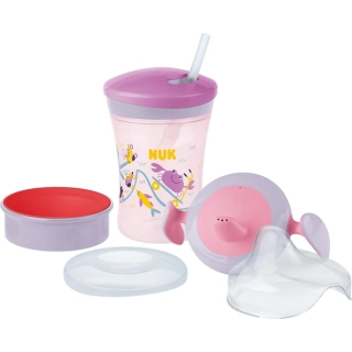 Dětský hrníček NUK LEARN TO DRINK SET girl