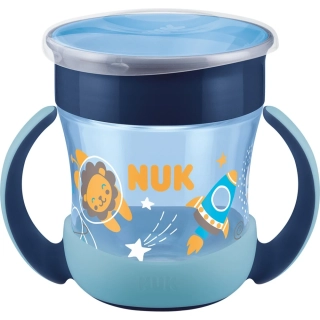 Dětský hrníček  Mini Magic NUK Cup Night 160 ml blue