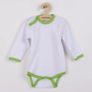 Kojenecké body New Baby s zeleným lemem velikost 86 (12-18m)