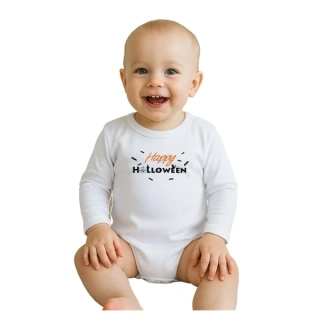 Body s potiskem New Baby Happy Halloween velikost 74 (6-9m)
