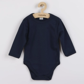 Kojenecké celorozepínací body New Baby Classic II tmavě modré velikost 50