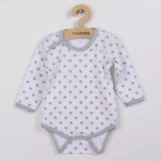 Kojenecké body New Baby Classic II šedé s hvězdičkami velikost 86 (12-18m)