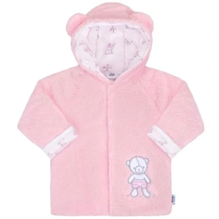 Zimní kabátek New Baby Nice Bear růžový velikost 74 (6-9m)