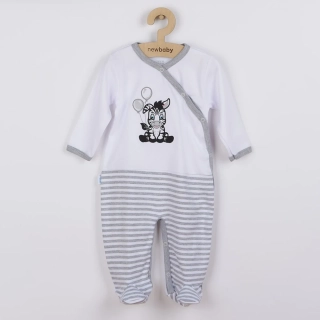 Kojenecký bavlněný overal New Baby Zebra exclusive velikost 80 (9-12m)