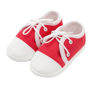 Kojenecké capáčky tenisky New Baby červené 0-3 m velikost 116/122