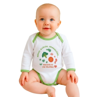 Body s potiskem New Baby ...maluju si po tělíčku velikost 62 (3-6m)