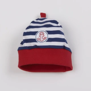 Kojenecká bavlněná čepička New Baby Marine, vel. 80 (9-12m)