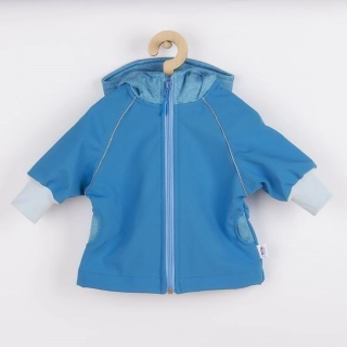 Softshellová kojenecká bundička New Baby modrá velikost 74 (6-9m)