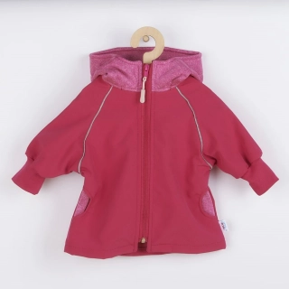 Softshellová kojenecká bundička New Baby růžová velikost 92 (18-24m)