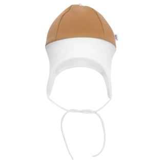 Kojenecká čepička New Baby The Best hnědá, vel. 80 (9-12m)