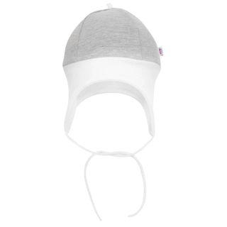 Kojenecká čepička New Baby The Best šedá, vel. 80 (9-12m)