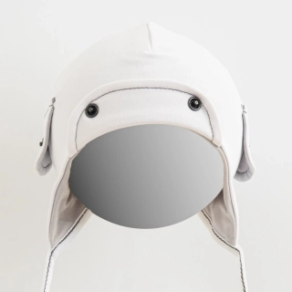 Jarní kojenecká čepička New Baby Special One bílá velikost 86 (12-18m)
