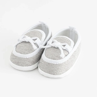 Kojenecké mokasíny-capáčky New Baby šedá 3-6 m velikost 3- 6 m