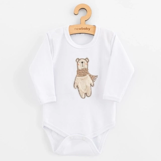 Kojenecké body s dlouhým rukávem New Baby Polar Bear velikost 86 (12-18m)