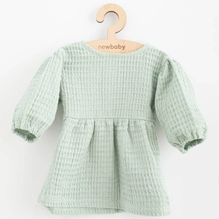 Kojenecké mušelínové šaty New Baby Comfort clothes šalvějová velikost 68 (4-6m)