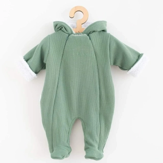 Kojenecká kombinéza s kapucí New Baby Frosty mint velikost 74 (6-9m)