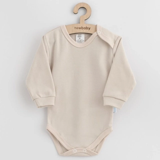 Kojenecké bavlněné body New Baby Casually dressed béžová velikost 80 (9-12m)
