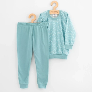 Dětské bavlněné pyžamko New Baby iceberg dino velikost 128/134