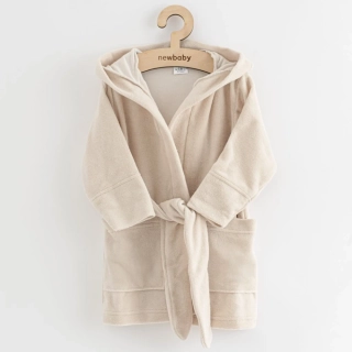 Dětský froté župan New Baby Comfortably beige velikost 116/122