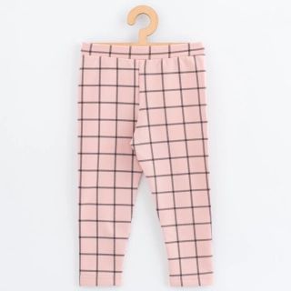 Dětské legíny z teplákoviny New Baby Kindergarten pink velikost 104/110