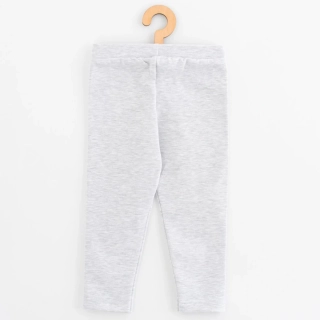 Dětské legíny z teplákoviny New Baby Kindergarten melange velikost 116/122