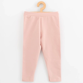 Dětské legíny z teplákoviny New Baby Kindergarten light pink velikost 116/122