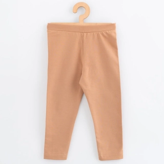 Dětské legíny z teplákoviny New Baby Kindergarten beige velikost 128/134