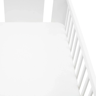 Jersey prostěradlo do postýlky New Baby 120x60 white