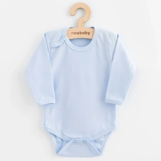 Kojenecké celorozepínací body New Baby Classic II modré, vel. 62 (3-6m)