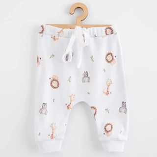 Dětské bavlněné kalhoty Jogger New Baby For Babies safari velikost 80 (9-12m)