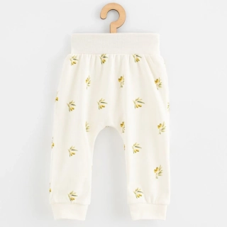 Kojenecké kalhoty z organické bavlny New Baby Olivy velikost 86 (12-18m)