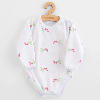 Kojenecké celorozepínací body New Baby Classic II raspberry, vel. 62 (3-6m)