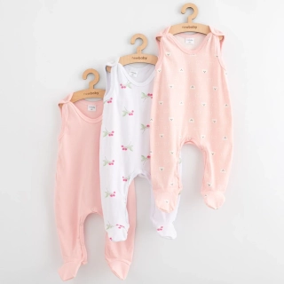 Kojenecké dupačky New Baby Classic II 3ks girl, vel. 56 (0-3m)