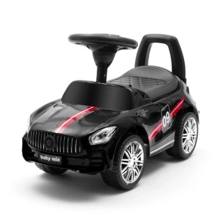 Dětské odrážedlo se zvukem Baby Mix RACER černé
